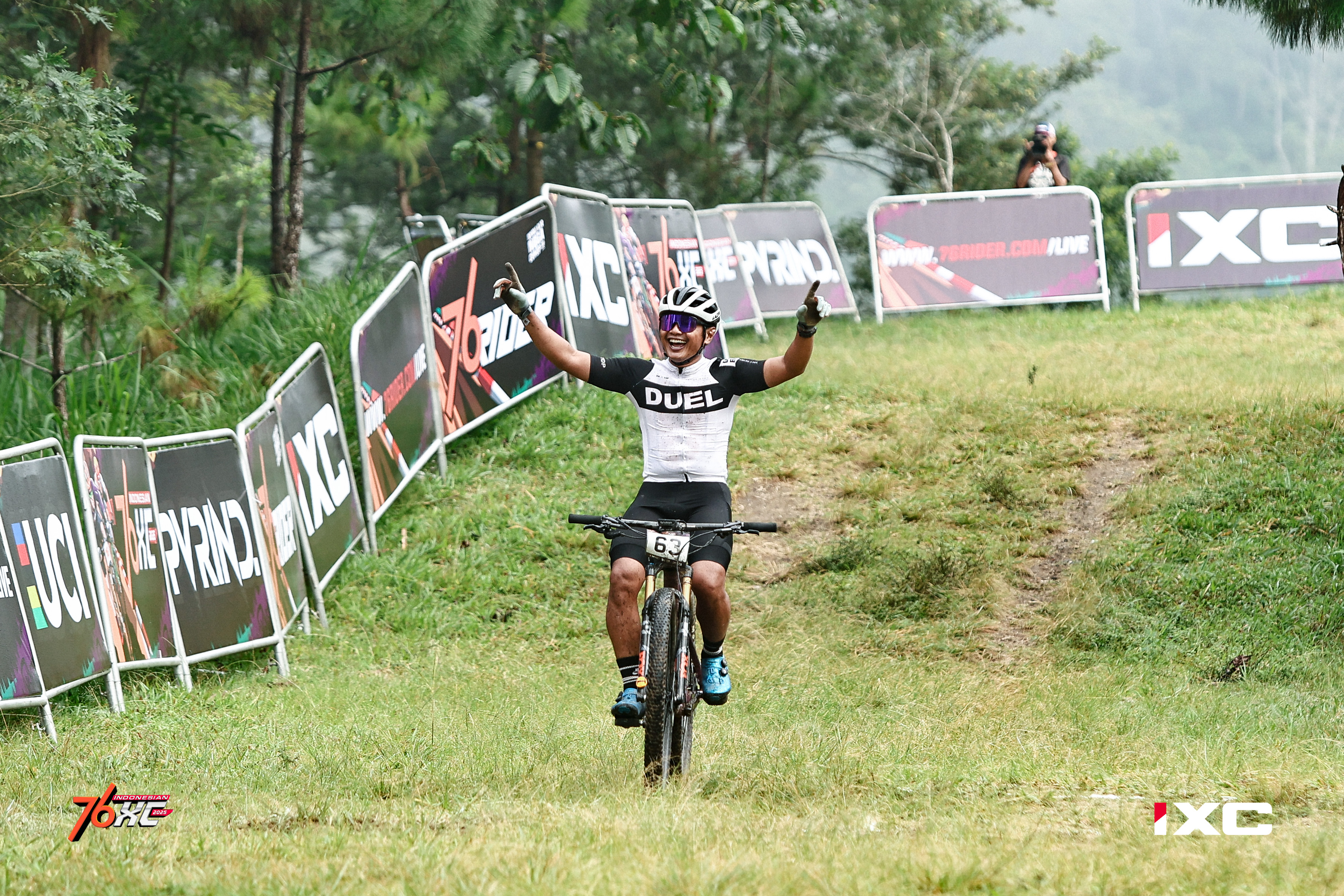 Ditra Turun XCO, Langsung Naik Podium