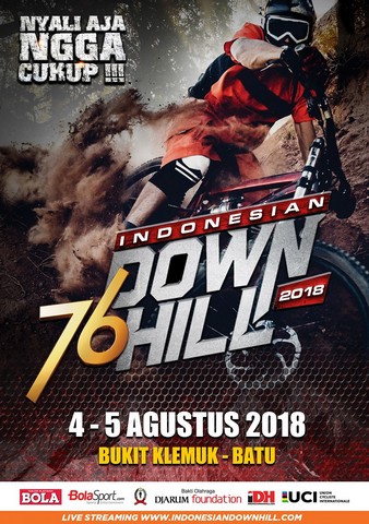 Rundown 76 Indonesian Downhill 2018 - Seri 2 - Bukit Klemuk, Batu - Jawa Timur 4-5 AGUSTUS