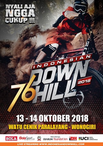 RUNDOWN 76 Indonesian Downhill 2018 Seri 4 - Watu Cenik Paralayang - Wonogiri, Jawa Tengah 13 - 14 Oktober 